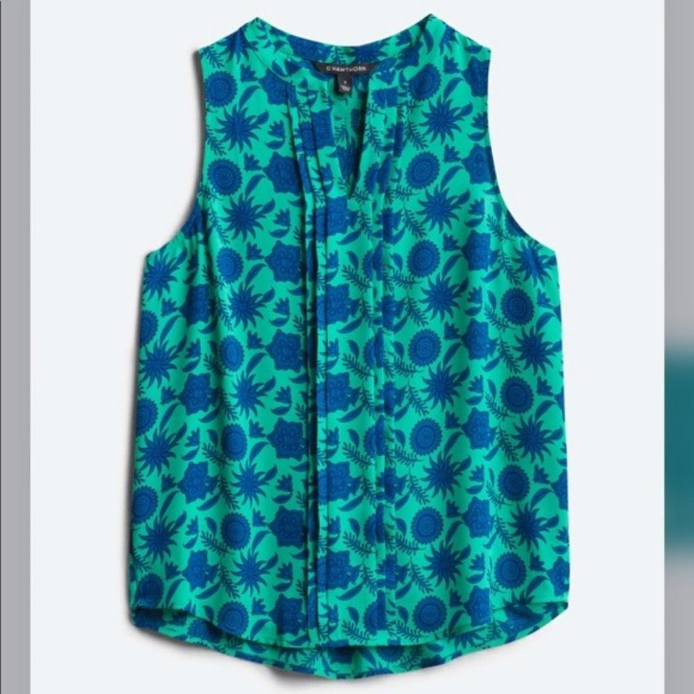 41 Hawthorne Breyson Pleated Blouse